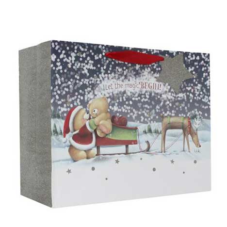 Large Forever Friends Christmas Gift Bag